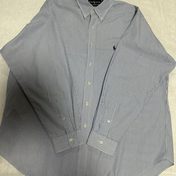 Ralph Lauren XL Men’s button down striped long sleeve shirt - Picture 11 of 15